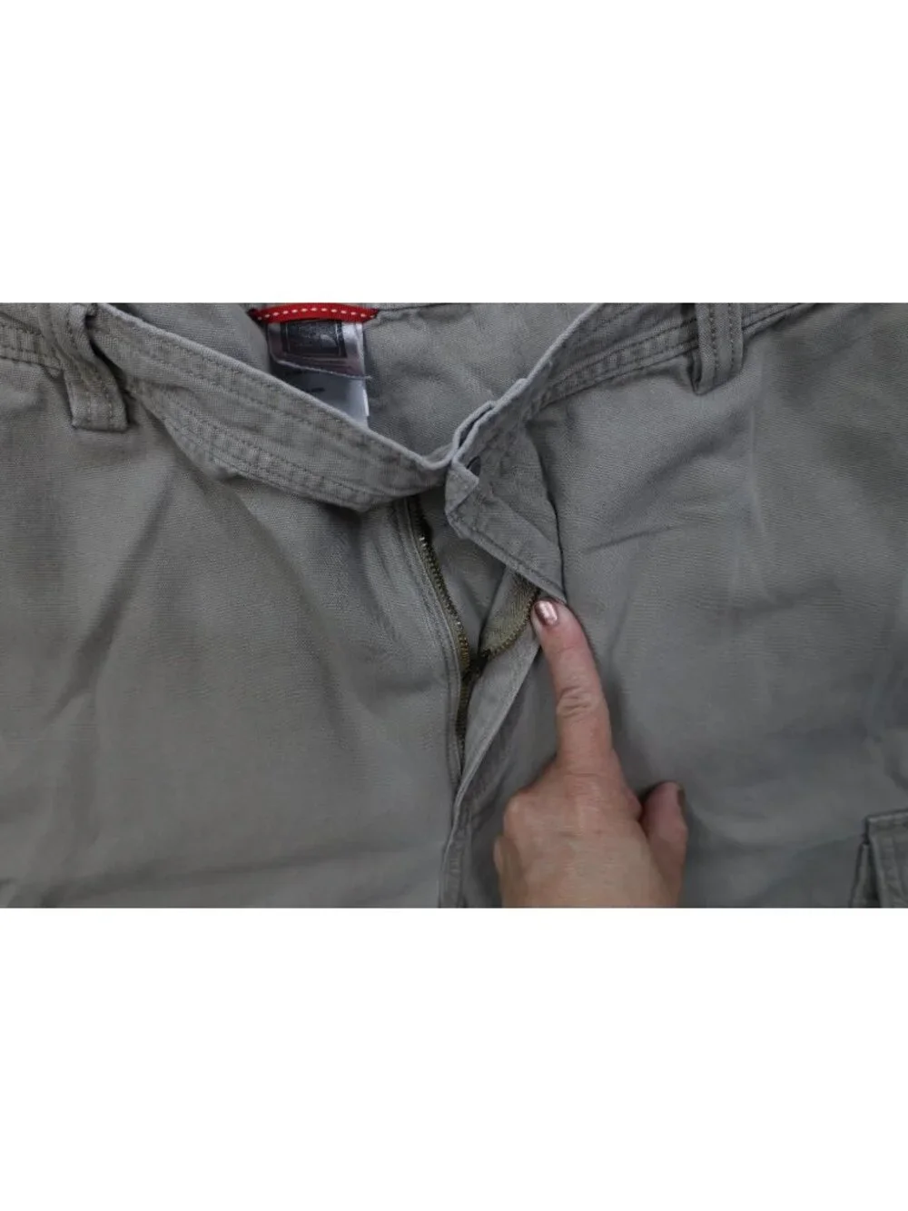 Vintage Y2K The North Face Mens 40x32 Faded Baggy Wide Leg Cargo Pants Beige